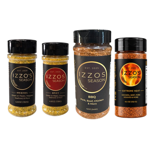 Izzo's Season Gift Sets — Original, Spicy or BBQ Rub Seasoning Blends