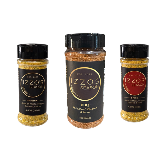 Izzo's Season Gift Sets — Original, Spicy or BBQ Rub Seasoning Blends