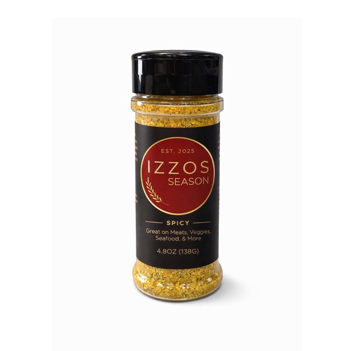 Izzo's Season Spicy All Purpose Seasoning - Bold Premium Flavor Blend 4.8oz